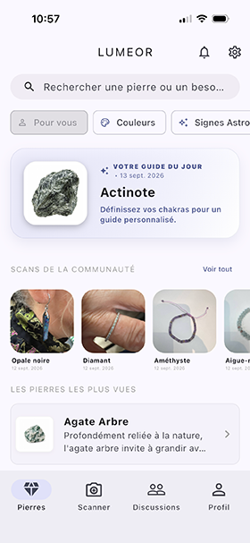 Lumeor App Interface